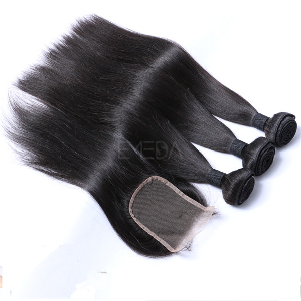 Straight Peruvian virgin hair  LJ230